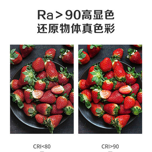 Opple LED downlight all-aluminum depth anti-glare adjustable angle spotlight embedded aisle spotlight 5W warm white light (opening 75-80)