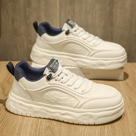 
Ziweiqi McQueen 2025 spring white shoes casual and versatile teen sports shoes Y6175 Bailan 40