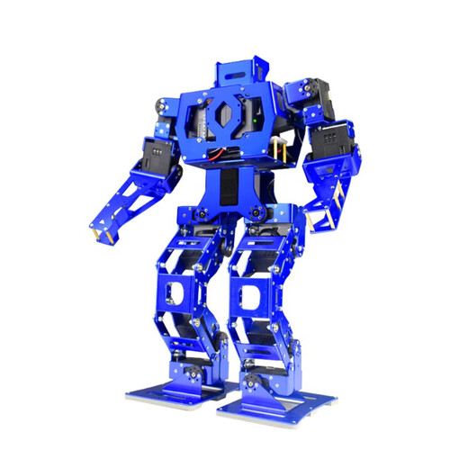 Zhizhou Programmierbares bipedales Humanoid -Roboter -Jugendbildungsausbildung Fernkontrollwettbewerb Somatosensory Bionic Fighting Roboter Blue Entry Version (Fernbedienung des Handels) (Bewertungsbilder, um einen Lautsprecher pro Person zu senden
