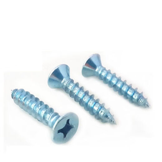 Bingyu blue zinc countersunk head self-tapping screw flat head cross screw wooden tooth screw M3M4M5M6 M41425Jin [Jin equals 0.5 kg] about 12250