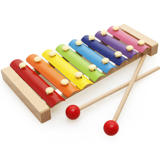 Vanadium Elephant Zhike Children's Clock Beaded Building Blocks Action Training Hand-knocking Piano Digital Baby Girl Early Education Zhizhi Rope Toy Tetris