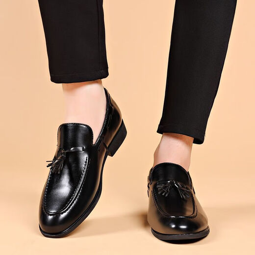 Cartelo Crocodile (Cartelo) Matte Suit Mate Shoule Men's Leather Shops Flat Groom's Bright Formal Wear Jóvenes Potaciones de boda casuales zapatos de boda de primavera y otoño 9923 Matte Black 39