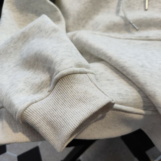 Su Yu 100% pure cotton fabric American retro oversize printed hooded couple thickened pullover sweatshirt for men and women autumn and winter hooded - floral gray plus velvet L Recommended 110-125 Jin Jin equals 0.5 kg