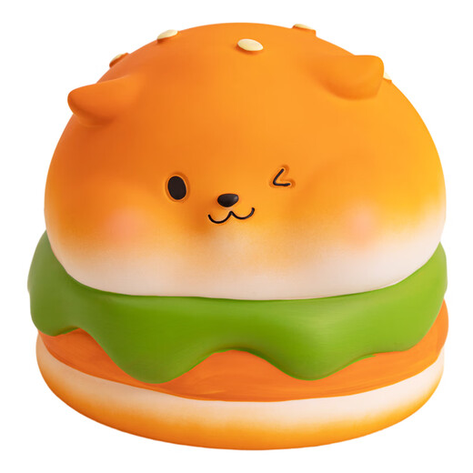 Piggy Bank Ornamente kreativer süßer Welpe 2025 Neues Modell tritt nur ein und lässt nicht erwachsene Kinder Jungen und Mädchen Einsparungen Brotpaplergröße [Octopus yaki]