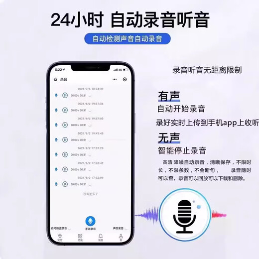 Wuji GPS car locator Beidou 5G double star tracking car locator instrument anti-theft tape recording artifact j double star real-time positioning + high-definition recording + remote control