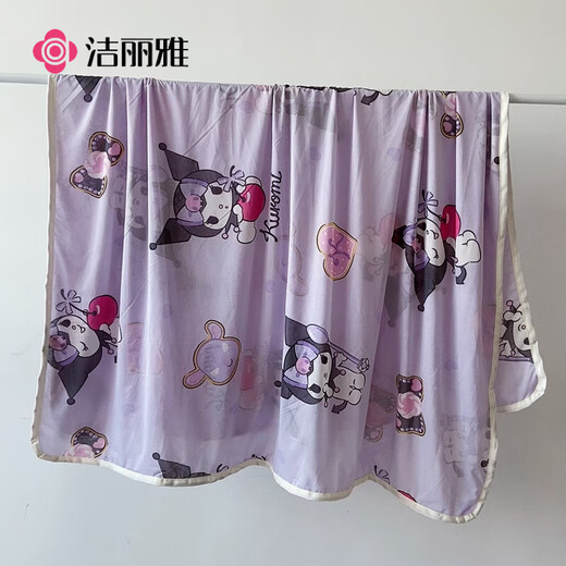 Jie Liya (grace) children's cooling ice silk blanket kindergarten baby nap air-conditioned quilt thin blanket Sanrio-Sweet Melody 80x120cm
