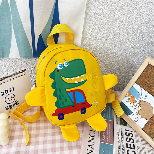 Sac pour enfants de dessin animé multi-fonctions anti-permante.Almage de maternelle à la maternelle Hot Dinosaur Sac à dos Casual Children's Backpack Red