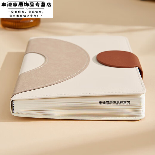 JACKVINEY个性皮面大学生笔记本记录本定制创意企业日记本可印logo高颜值礼物装饰居家SN1396 牛仔蓝B5大本