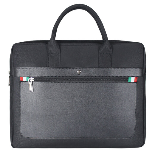 
Jianteng can print large capacity wear-resistant waterproof canvas thickened file bag three-dimensional office portable business zipper bag conference bag business briefcase laptop bag 826 black length 38cm*width 6cm*height 30cm