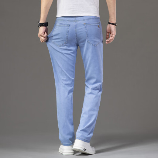 Jeep Spirit Jeep Summer Jeans Men's Men's delgados Pantalones de hombres sueltos de hombres