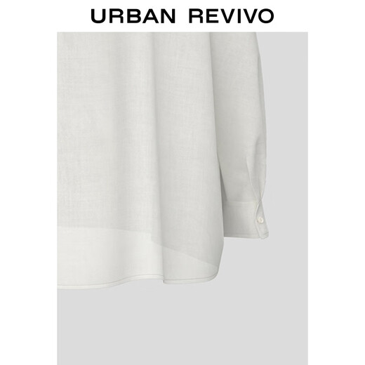 UR2025 new autumn women's casual contrast button super loose long-sleeved cardigan shirt UWH250134