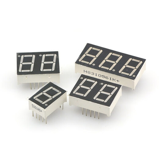 TaoTimeClub digital tube 0.36 inches 0.56 inches 1/2/3/4 digits common cathode/common anode red highlight digital display tube 2 digits common anode 0.36 inches (2 pcs)