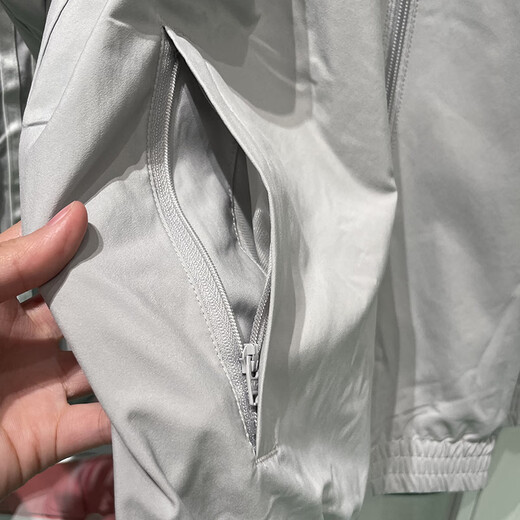 Adidas Clover Women's 2024 Automn Veste amovible Sleeve Classic Loose Jacket JM9253_Gray et White XL