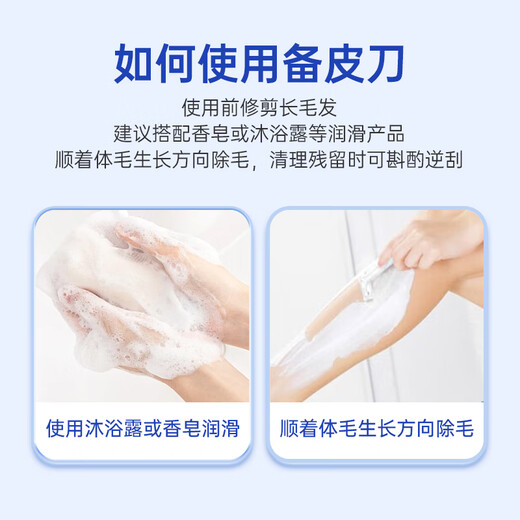 FIT MOMENT medical skin preparation knife double-edged disposable skin preparation razor shaving private parts shaver armpit dehairing knife 6 pieces