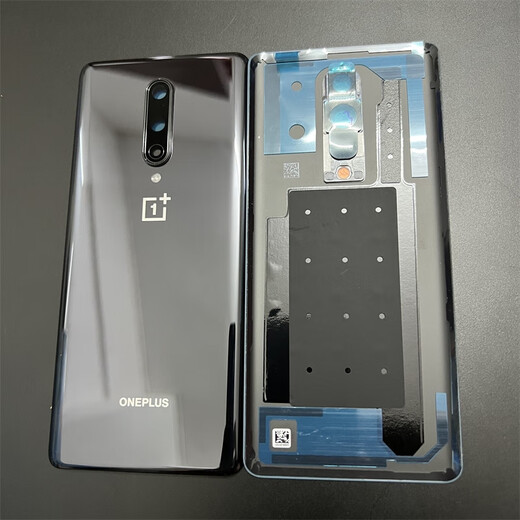 Suitable for OnePlus mobile phones ONEPLUS.CN Suitable for oneplus1+8 original glass back cover 1+8pro 1+8 (black mirror) original back cover with frame lens