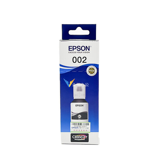 爱普生002墨水原装l4168l4269l4266l6178l6189l4169l4268打印 黑色官方验证