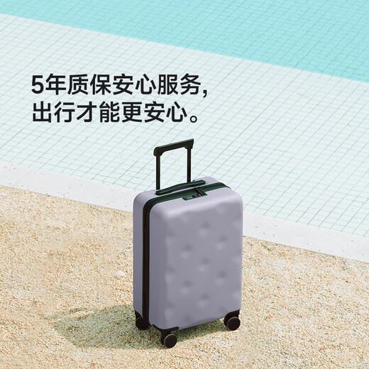 
Bulaimei suitcase JD Cooperation Trolley Case Travel Box Password Box Leather Box 24-inch Gray