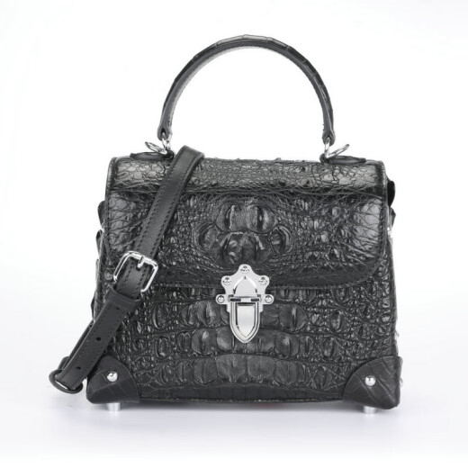 Anymic Official Authentic Bag Brand Luxury Women's Bag 2025 New Crocodile Leather Handbag Bags For Girlfriend Wife Dark Green [Embalaje de caja de regalo]