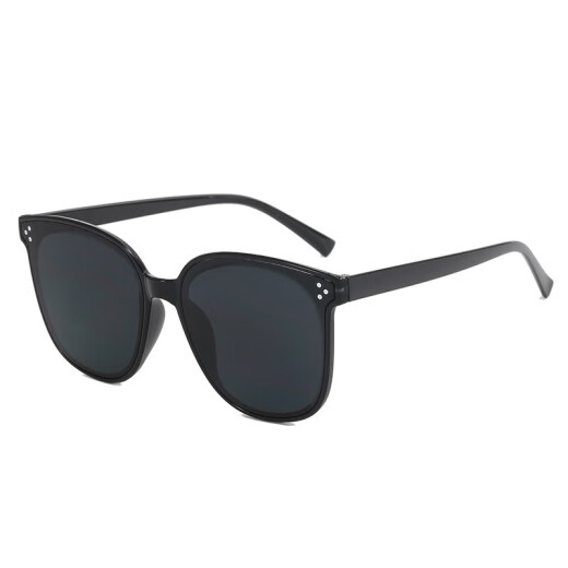 
[GM same style] Three-point hot sunglasses Internet celebrity same style Korean sunglasses versatile black fashionable sunscreen glasses Three-point black frame gray film