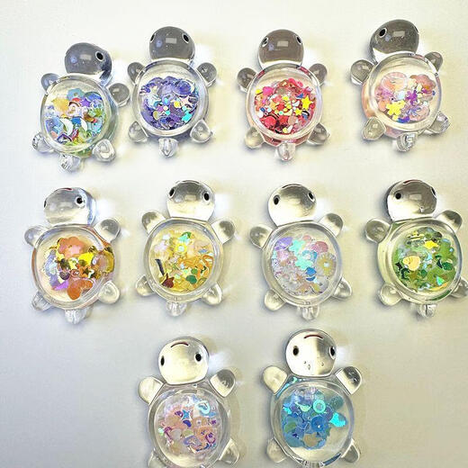 
Man Shadow Little Turtle Small Animal Blind Bag Mini Cute Cartoon Toy Blind Box Diy Simulation Fruit Turtle Snake Year Blind Bag Luminous Little Turtle Blind Bag (Random 20 Packs)
