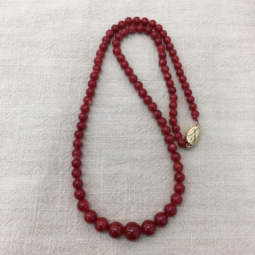 Zhaohao Coral Akha Ball Necklace