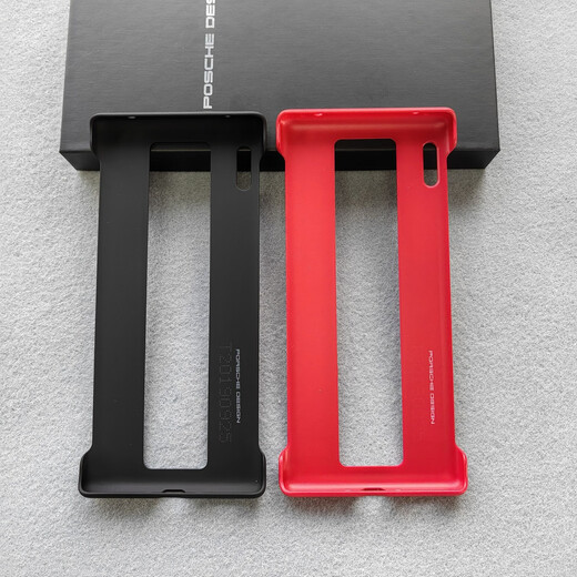 Huawei (HUAWEI) suitable for Huawei mate30rs Porsche design mobile phone case original genuine leather protective case anti-fall back cover for men and women boxed red single back shell Huawei Mate30RS Porsche design