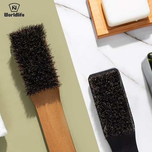 Boar bristle bath brush bath brush body dry brush back rub mud bath long handle bath back brush black