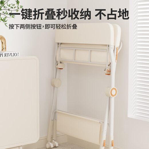 巧乐熊尿布台婴儿护理台按摩抚触多功能折叠储物宝宝换尿布台 麦丁米-普通款【小水盆+网袋+三 其他_整装_支架结构