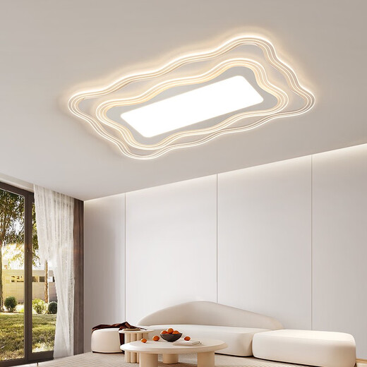 
Opp Lighting (OPPLE) 2025 new full spectrum living room headlight rectangular ceiling light 2024 new modern simple generation master bedroom lamp 1W full spectrum 9755*35CM three-color light change