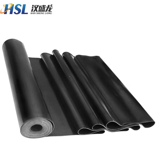 Hanshenglong power distribution room insulating rubber pad 6kv black 3mm thick 1 meter * 1 meter high voltage insulating rubber plate high voltage insulating pad rubber Jingcang Jingpei