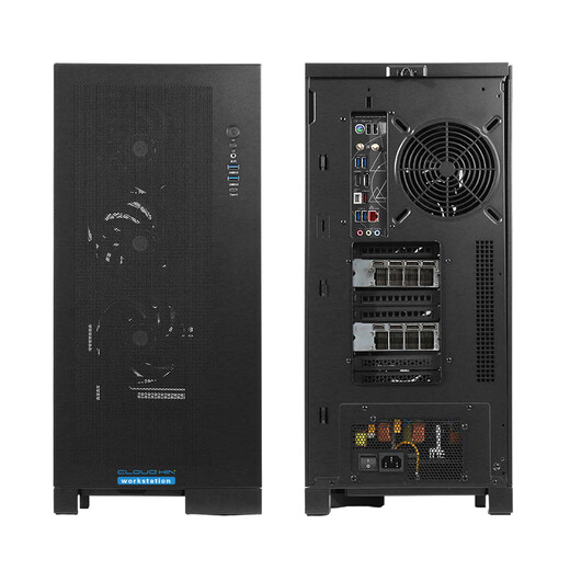 Cloud Hin Yunxuan Одноканальный AMD Xiaolong 9654/9754 Глубокий учебный рабочий хост искусственного интеллекта DeepSeek Server Host [индивидуально] одноканальный 9654 + 16T Machinery 192G память + 1T Сплошное состояние + 1050*1