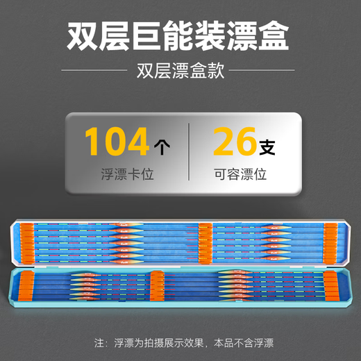 Float box multi-functional special large capacity lightweight new fish float fishing line three-in-one special storage box 55cm large capacity double-layer ABS float box + main line box green