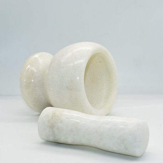 Qinkai natural stone household garlic masher, garlic masher, garlic masher artifact, garlic jar, garlic press, bowl, stone garlic mortar, garlic hammer