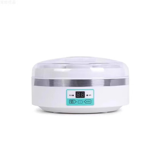 Yogurt machine, household fully automatic fermentation machine, large capacity, small cup, one-piece homemade yogurt artifact 304 liner, yogurt machine + 7 large cups + 20 packs of mushroom powder