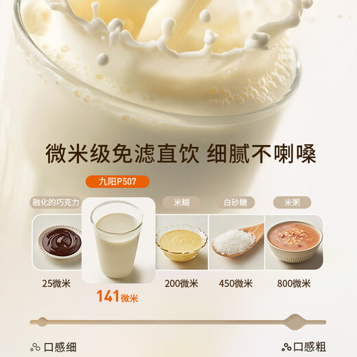 Joyoung Wall Breaker Fully Automatic No-cook 2025 New Model Self-Cleaning Soybean Milk Machine for 2-4 People Household Light Noise Reduction Juicing Machine Grain P507 Government Subsidy