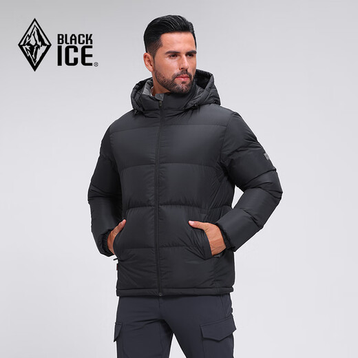 Black Ice 25 New Outdoor 700 Puff Duck Down Men's Thickened Windproof Warm Down Jacket F8905MJ Black M