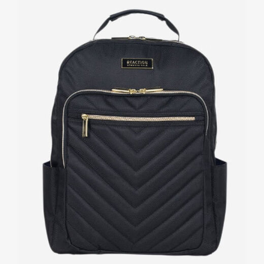 Kenneth Colekennethcole Men and Women Backpack Inch INCH Computer Sac Fashion Black Official Flagship Authentic Black