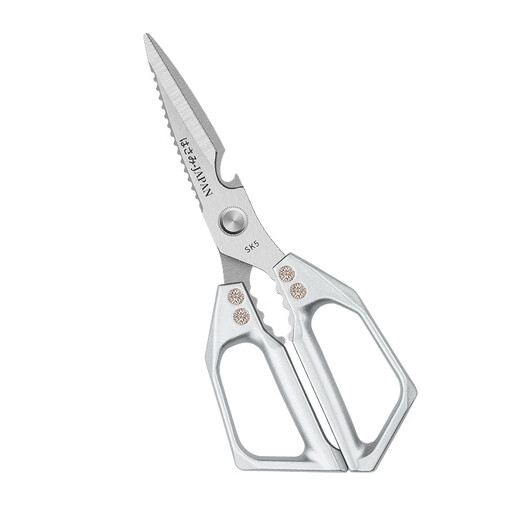 ELEPHAS PLUS Japanese SK5 kitchen scissors, food-grade stainless steel scissors, household scissors for chicken bones, multifunctional and powerful, chicken bone scissors SK5, multifunctional and powerful kitchen scissors