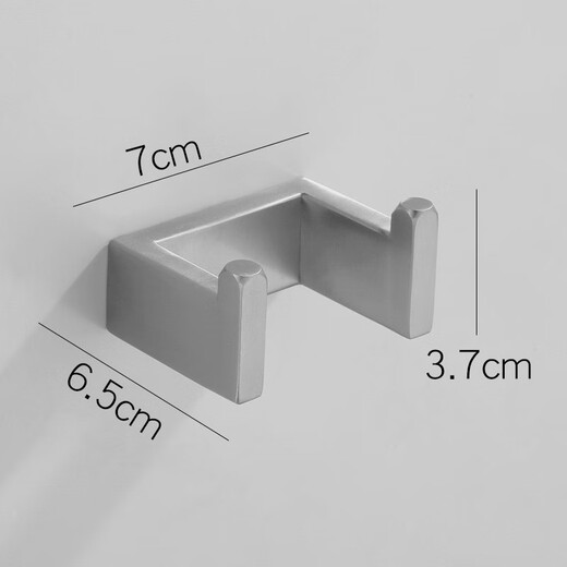 Yi stainless steel coat hook bathroom hotel punched single hook bathroom wall hanging door coat hook wall towel hook 9854L
