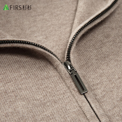 Shanshan thickened version about 530g 100% pure wool sweater men's cardigan autumn and winter casual knitted sweater jacket men's clothing