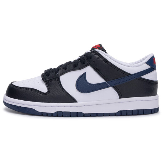 耐克（NIKE）休闲鞋女鞋2025新款夏季运动鞋Dunk Low低帮板鞋HJ9202-001 HJ9202-001白色藏青 36