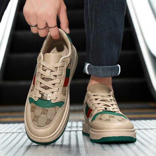Changxiang Huili men's shoes 2025 new trendy shoes outdoor extra-large size sports and casual shoes 47 Korean versatile couple's shoes Mi-green 6175 40