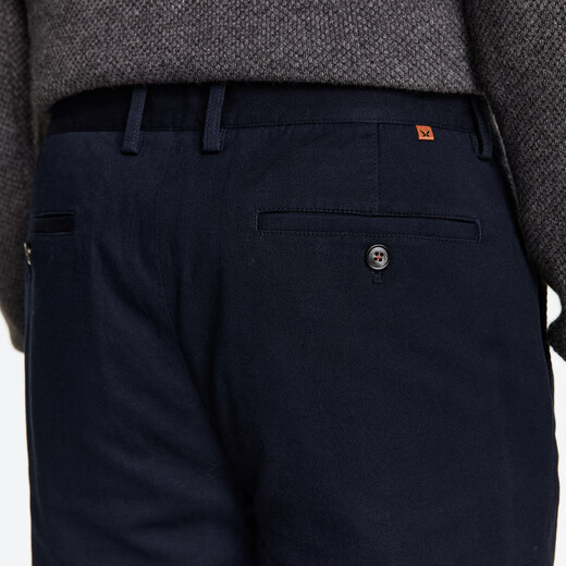 JOEOONE Pantalones casuales Hombres 25 Otoño Nuevo cómodo y elegante Versión combinada + azul marino + JB1E12013 33 Tamaño 175/82a (2.52) 84cm
