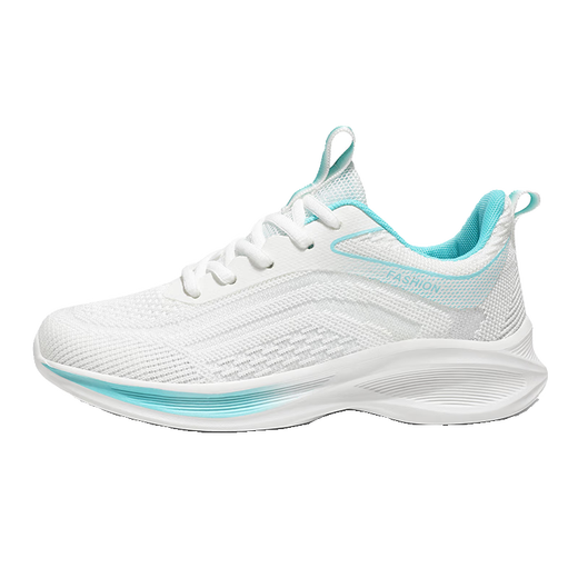 
Women's shoes for spring mesh breathable sports shoes for students running shoes for girls jump rope shoes lightweight soft sole tide Anta mesh breathable ZH6636 gray grass green 35
