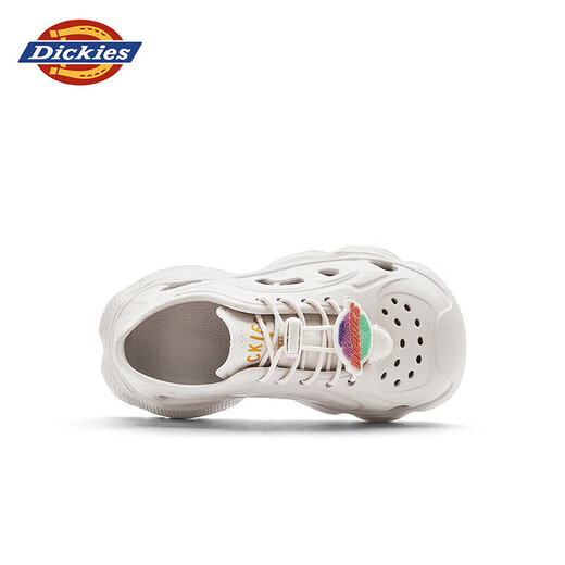 Dickies Girls' Crocs 2025 Summer New Children's Sandals Boys' Anti-Kicking River Sandals Beige 38