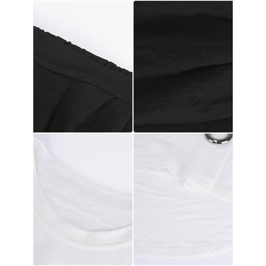 
Woodpecker Large Size Women's Fat mm Harem Pants Set 2025 Spring and Summer New Style Fashionable Slimming Belly Sports and Casual Two-Piece Set Black 9928 M Recommended 80-100