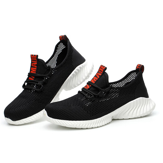 VIPOL Japanese imported quality labor protection shoes men's summer breathable steel head anti-smash and anti-puncture lightweight casual comfortable soft sole 9227 red 43
