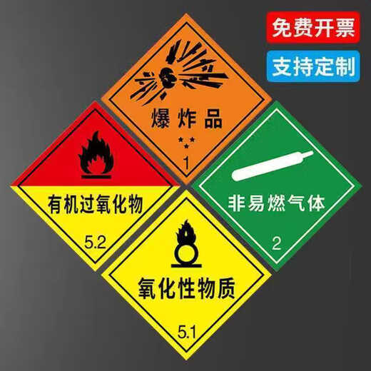 Logo des produits dangereux 2025 Nouvelle norme nationale étanche à l'épreuve d'humidité étanche à l'épreuve d'humidité du transport chimique dangereux Signe rectangulaire Signe d'huile Signe de diamant de diamant NOUVEAU NADE NATIONAL [MEDICAL WAST] 90-3291] Film réfléchissant plus alliage d'aluminium