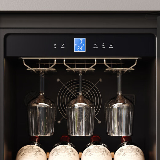 Bai Kailun red wine cabinet, first-class energy efficiency, constant temperature and moisturizing wine cabinet, zero embedded compressor, home wine storage, sake beer display refrigerator, fruit beverage refrigerator bar, upgraded smart anti-fog door丨dual temperature丨full configuration丨188L air-cooled and frost-free