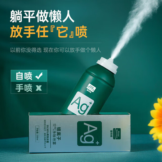 Goodway car interior deodorization and deodorization silver ion car air conditioning sterilization cleaning agent car air freshener deodorization 2 bottles
